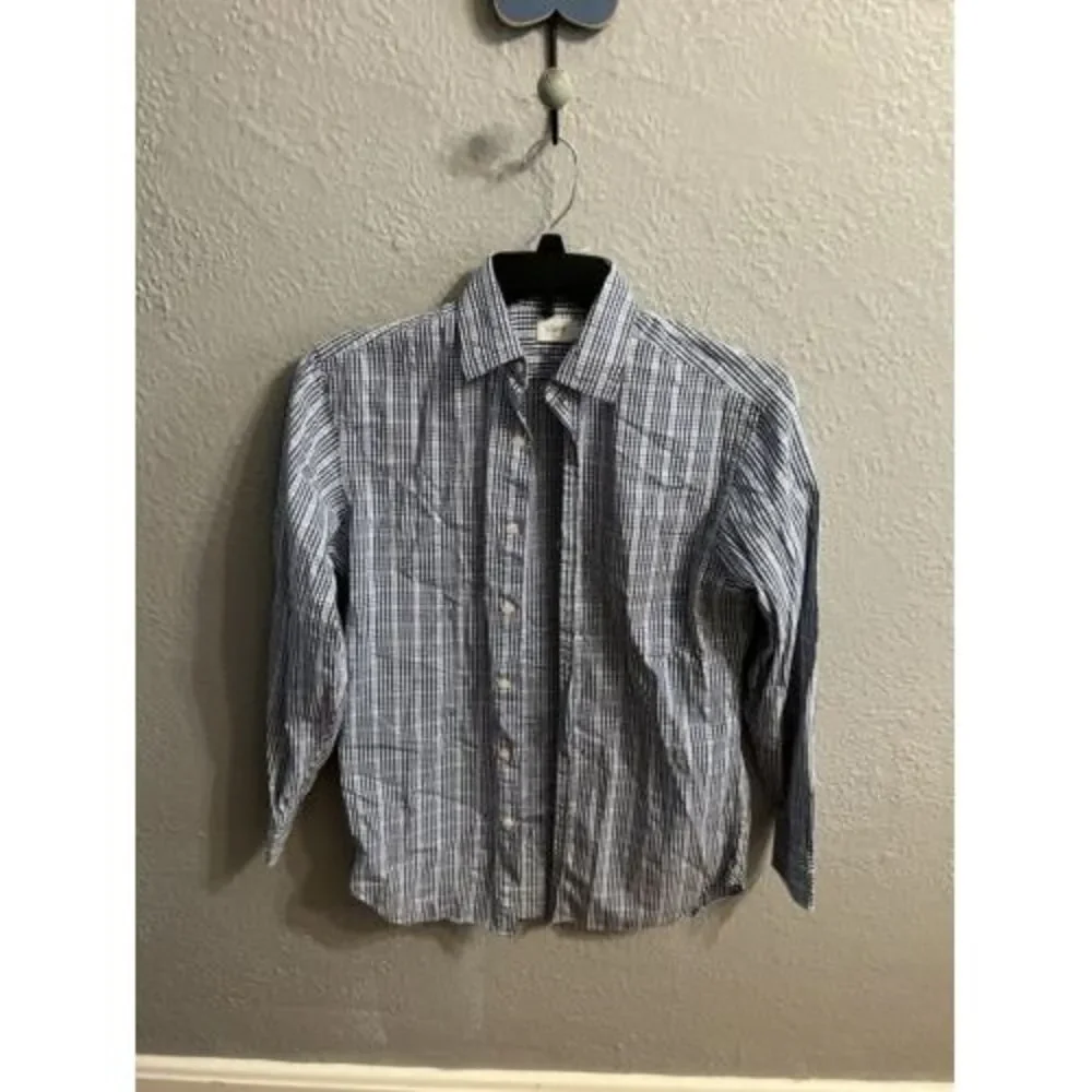 J Crew Men's Plaid Button Up Long Sleeve Shirt‎ Size Xsmall
